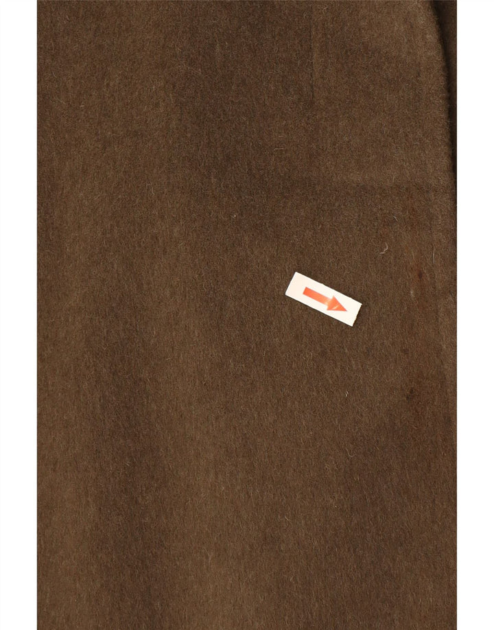 Glockner Loden ženski preveliki vojnički ogrtač UK 14 srednje boje boje