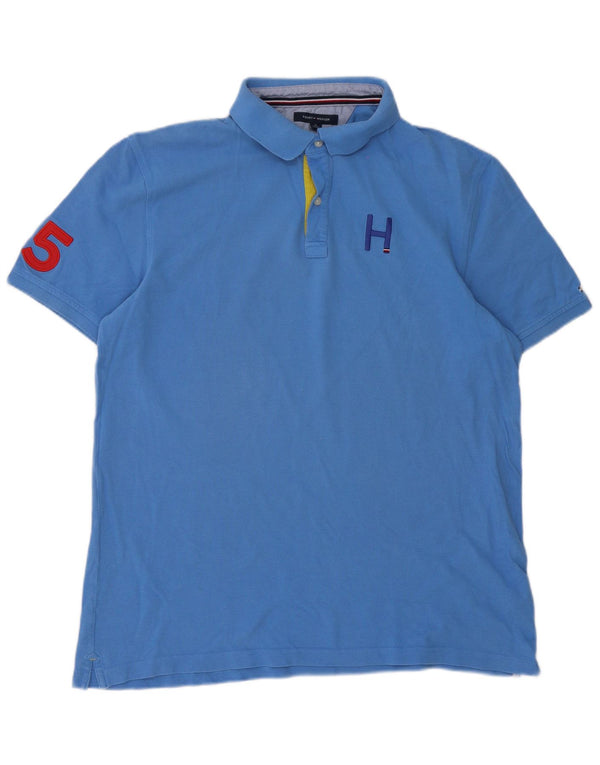 Tommy Hilfiger muška polo majica prilagođenog kroja XL, plavi pamuk