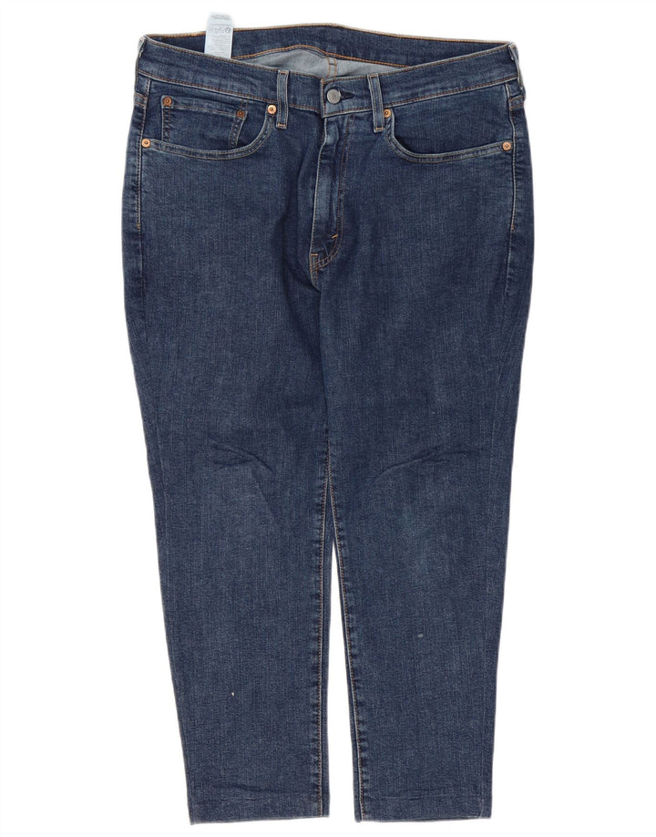 Levi's muške 514 skraćene traperice W34 L24 tamnoplavi pamuk