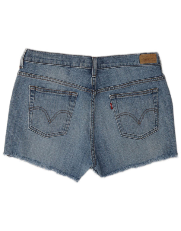 Levi's Womens 515 Denim Shorts US 10 Large W34 Blue Cotton