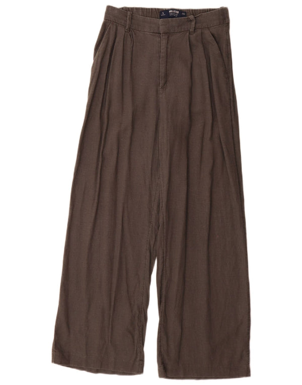Hollister ženske Livvy široke hlače visokog struka male W26 L29 sive