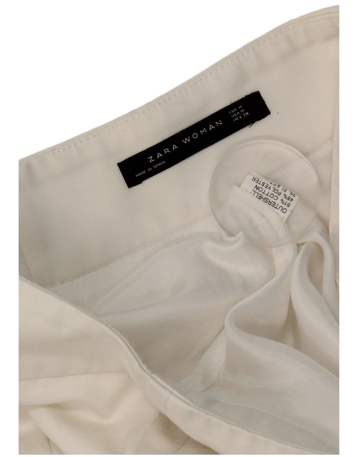 Zara ženska mini suknja srednje veličine W28 bijeli pamuk