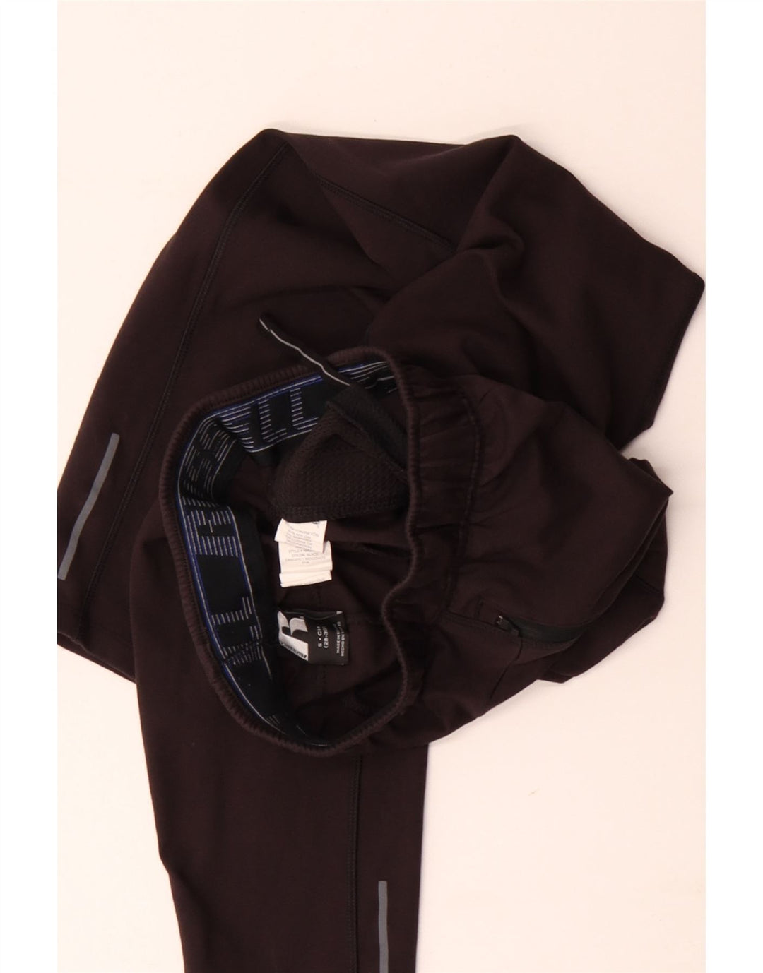 Russell atletske muške trenirke Hlače male crne svile