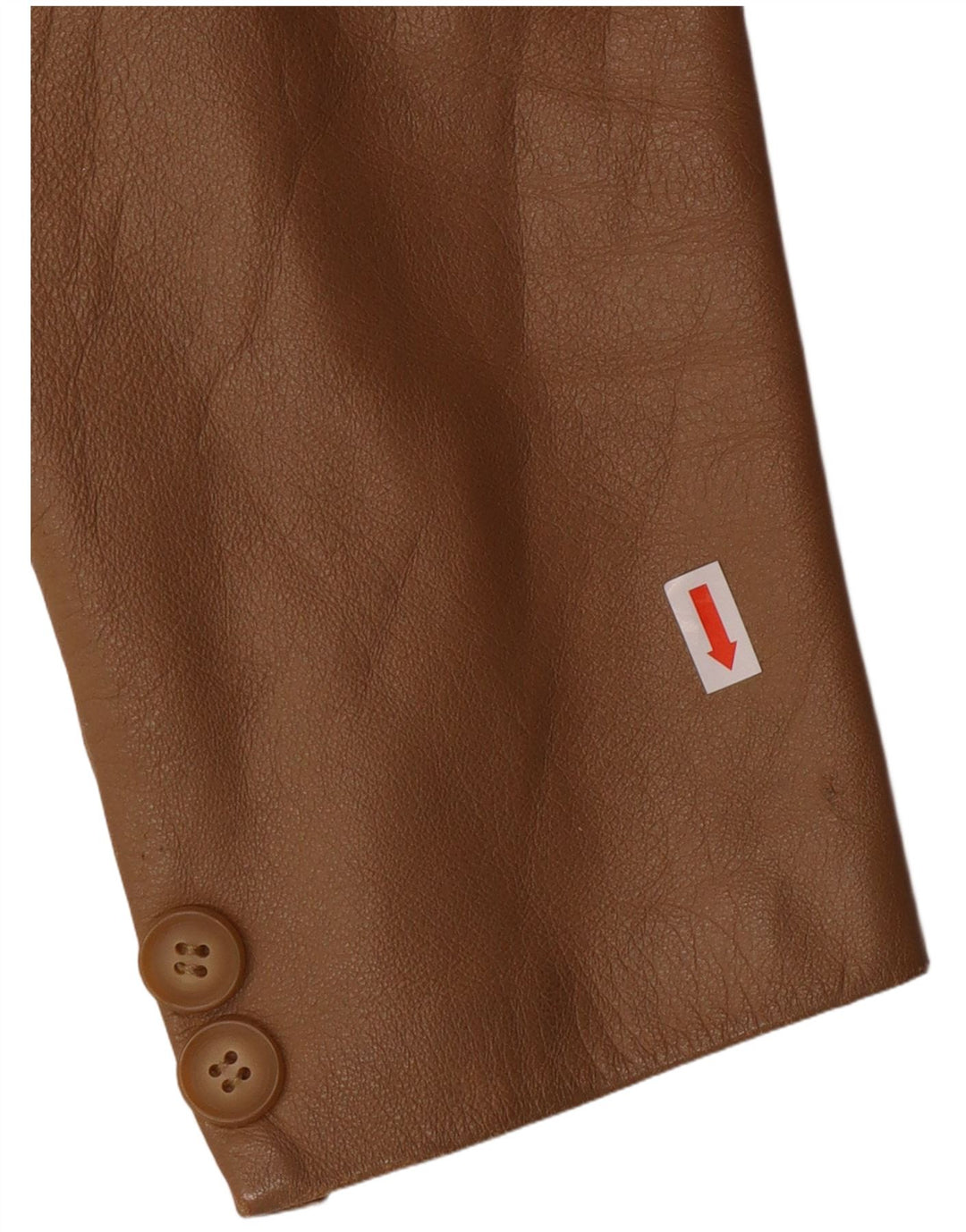 Vintage ženska jakna sa 2 gumba IT 44 srednje bež kožna klasična