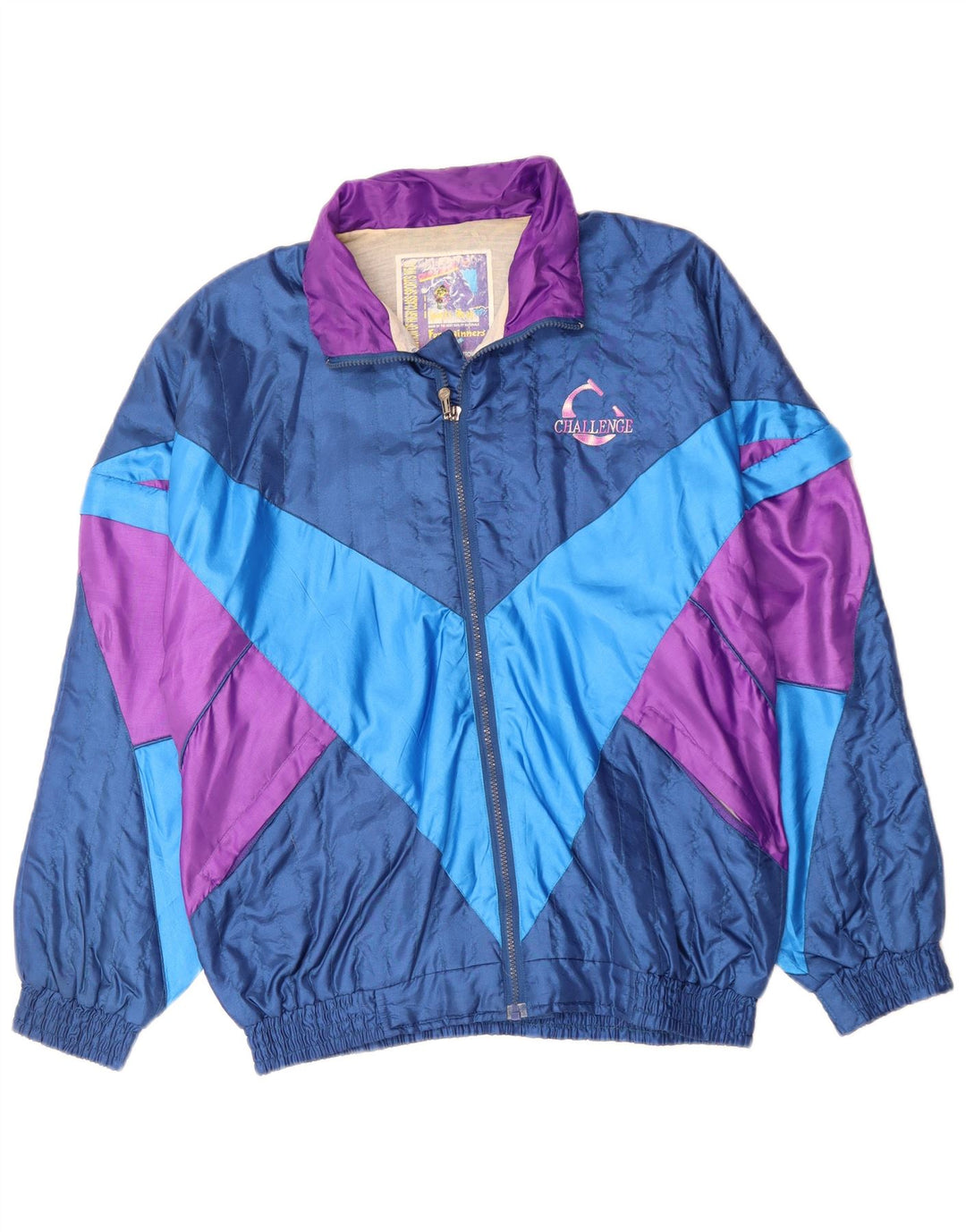 VINTAGE muška široka trenirka, gornja jakna srednje tamnoplave boje