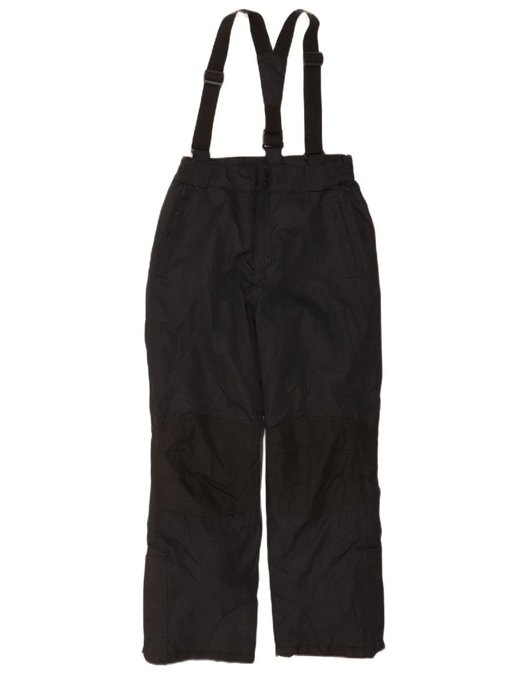 Skijaške hlače Mountain Warehouse Dungarees za dječake 11-12 godina, crni poliester
