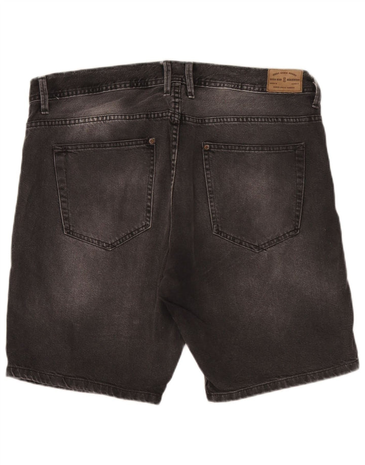 Zara muške traper kratke hlače EU 46 XL W36 sive