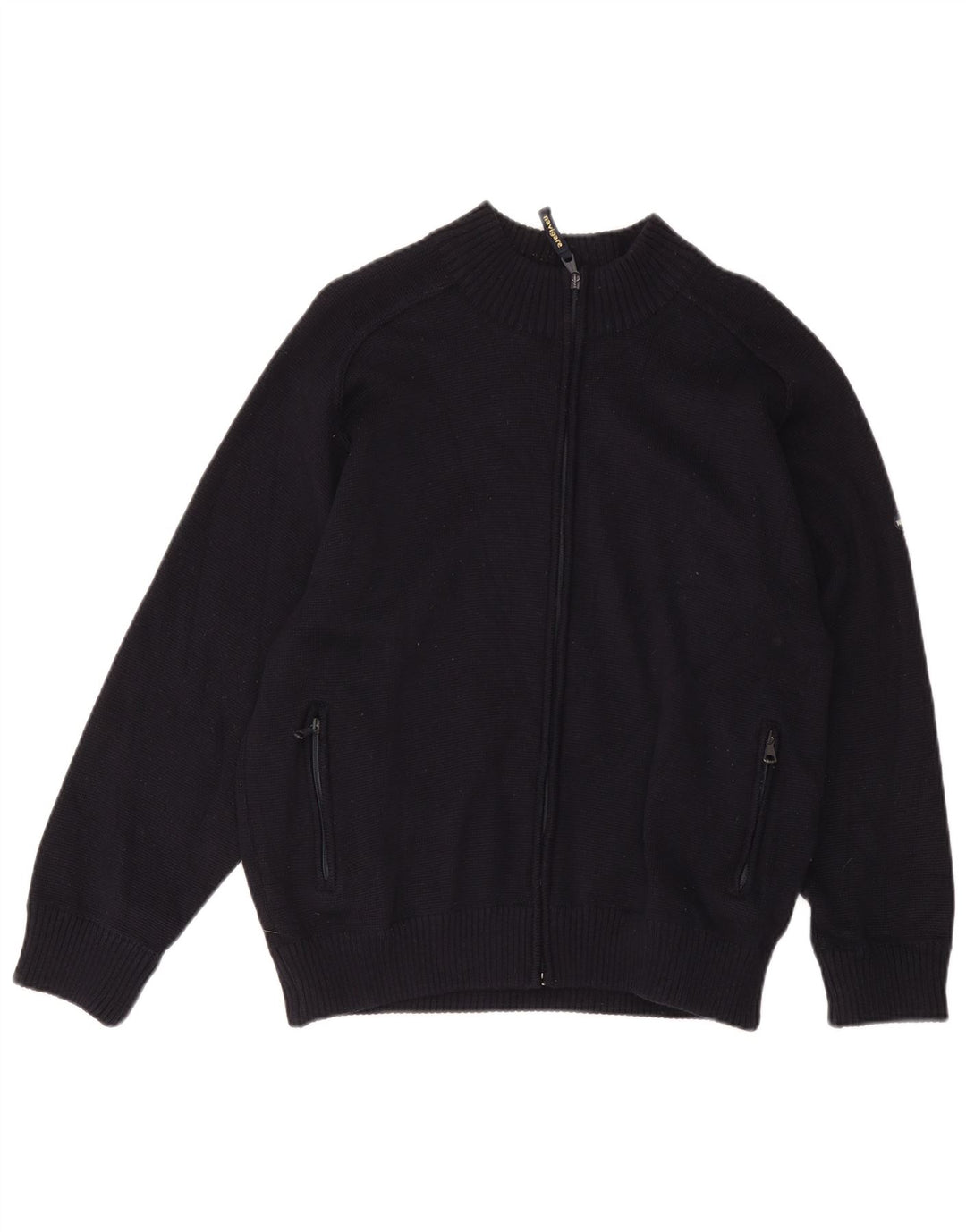 NAVIGARE muški kardigan pulover srednje tamnoplave boje