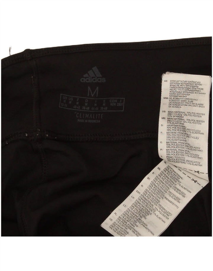 Adidas ženske Climalite Capri tajice UK 12/14 Srednje crni poliester