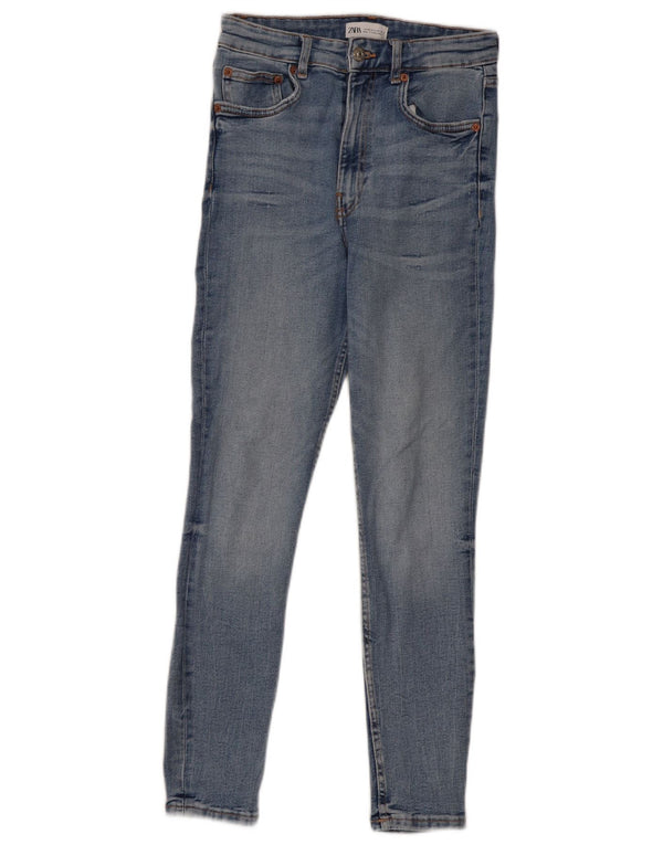 Zara Womens Skinny Jeans EU 38 Small W28 L28 Blue