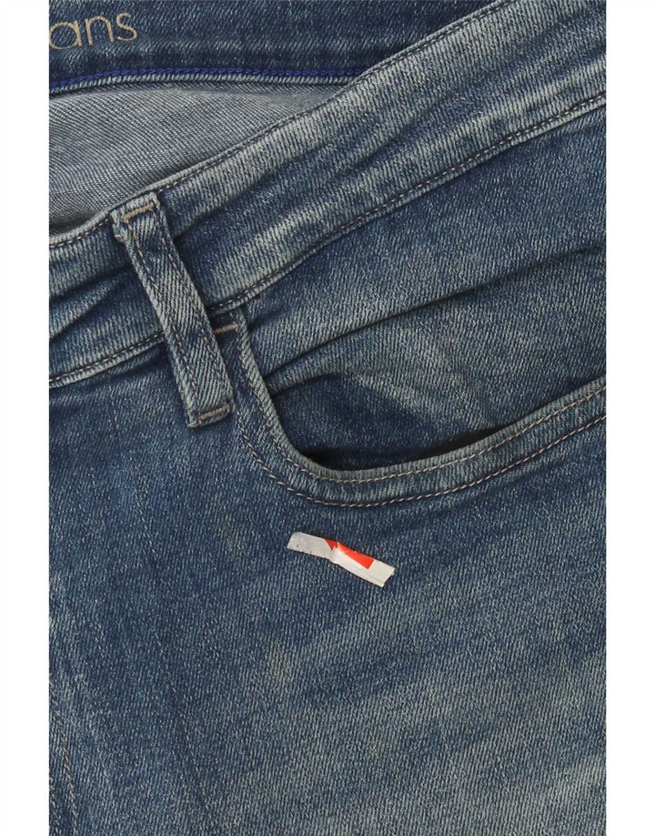Calvin Klein Muške uske traperice W34 L32 Plavi pamuk