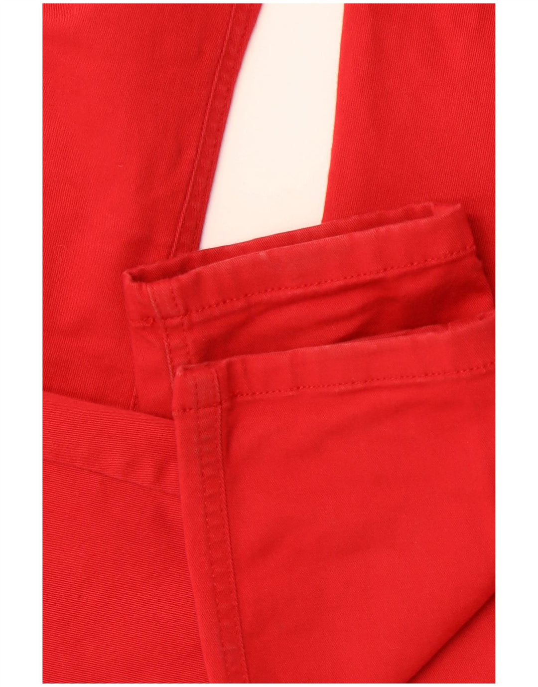 REISS Ženske uske ležerne hlače UK 12 Srednje W30 L32 Crveni pamuk