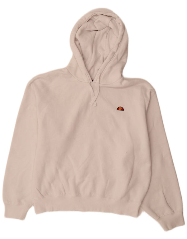 Ellesse ženska velika majica s kapuljačom UK 14 Veliki bijeli pamuk