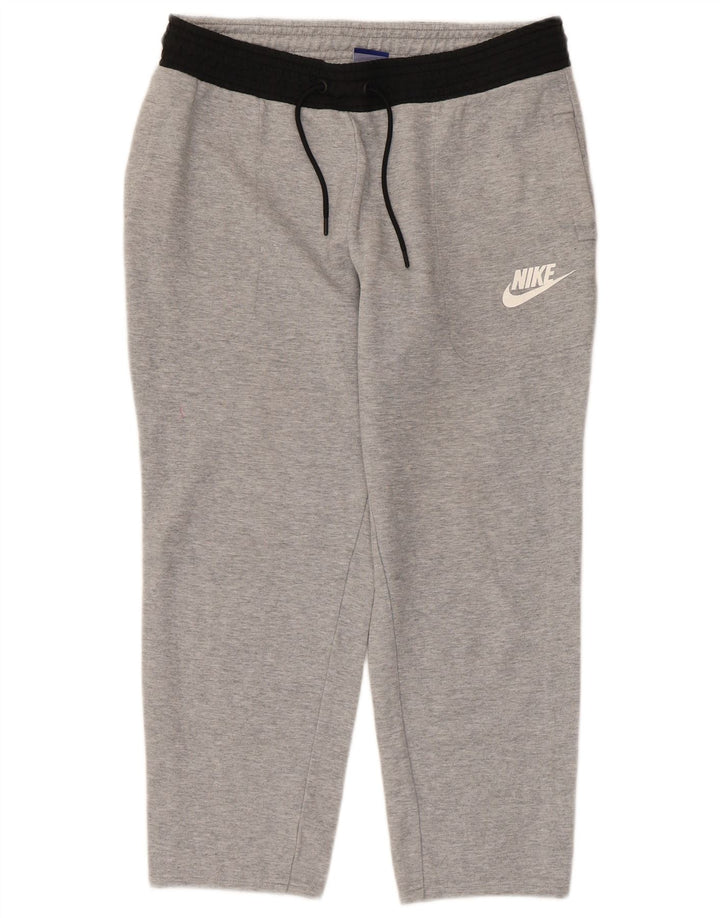 Nike muške kapri trenirke male sive pamučne blokove boja