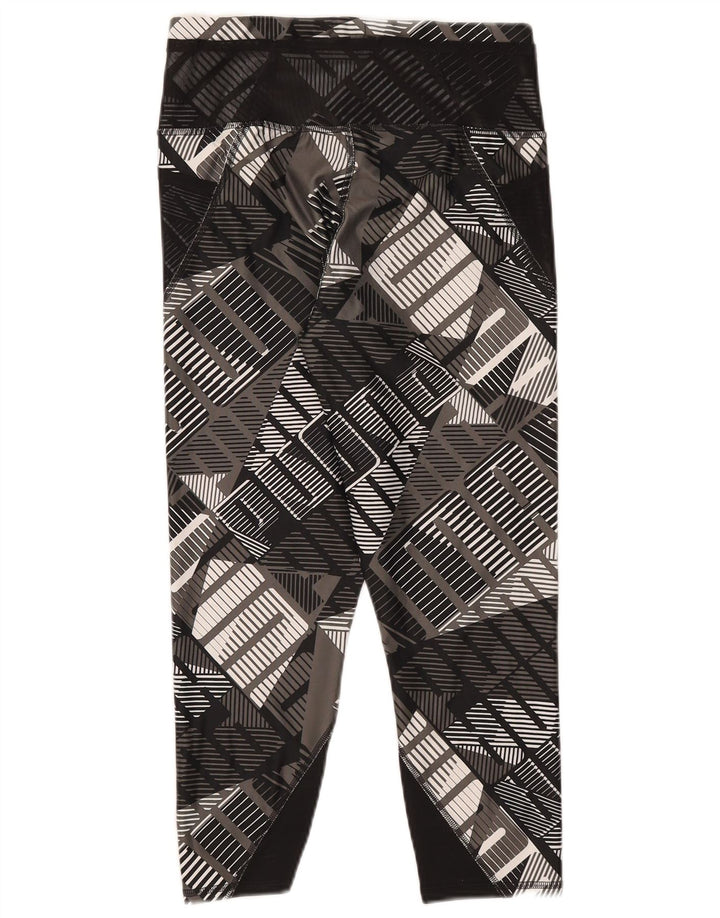 Puma ženske Capri tajice UK 12 Srednje crni geometrijski poliester