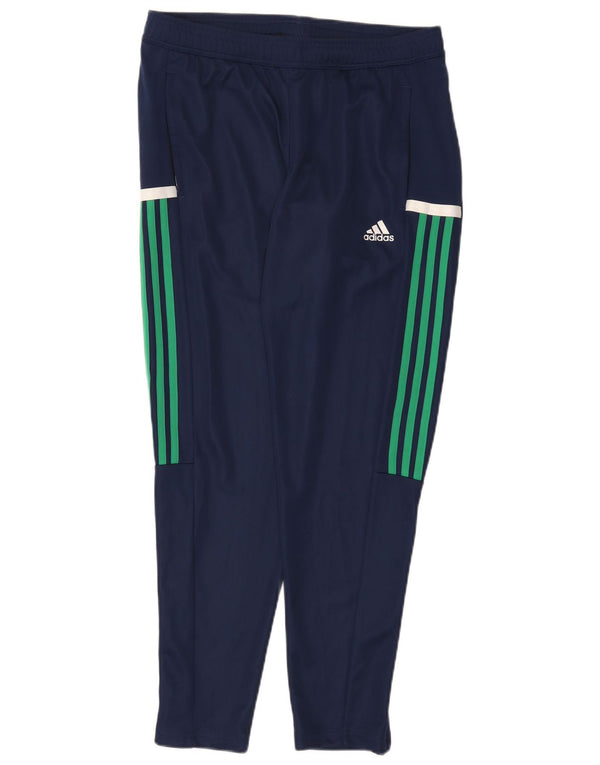 Adidas Mens Aeroready Tracksuit Trousers Medium Navy Blue Colourblock