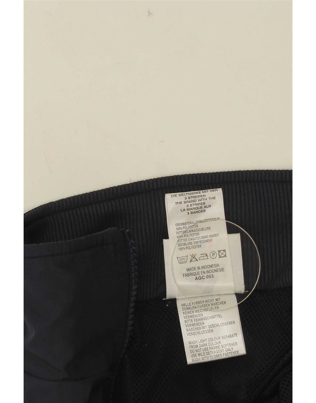 Adidas muška trenirka gornja jakna UK 38/40 srednje tamnoplava poliester