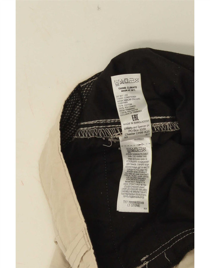 Marks & Spencer muške kargo kratke hlače W32 srednje bež pamuk