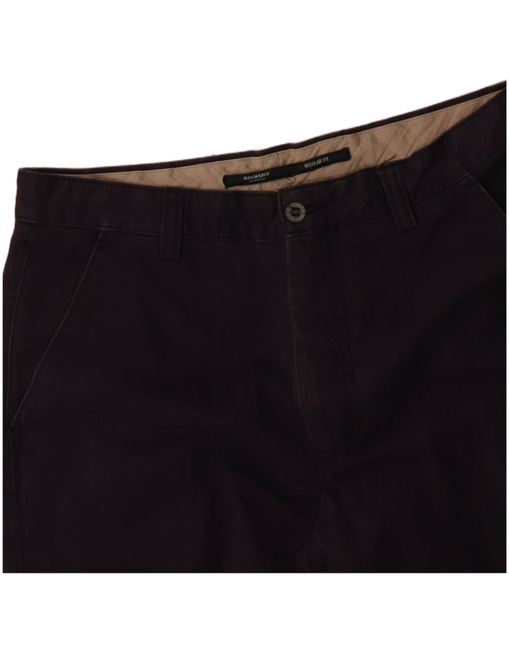 DOCKERS Ravne muške chino hlače W30 L30 tamnoplave