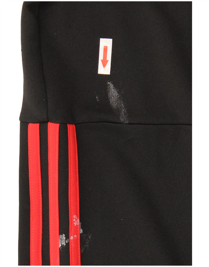 Adidas muške hlače za trenirku srednje crne boje od poliestera