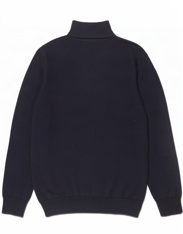Polo Ralph Lauren muški džemper s izrezom s patentnim zatvaračem XL tamnoplavi pamuk