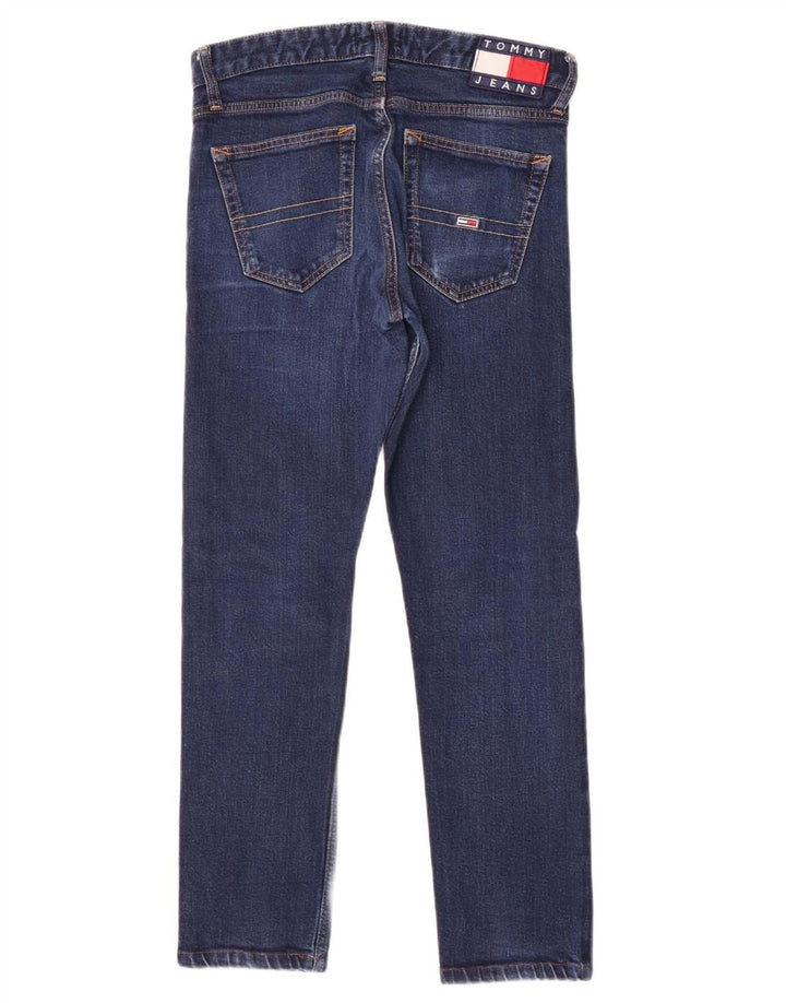 TOMMY HILFIGER Mens Slim Jeans W30 L32 Navy Blue