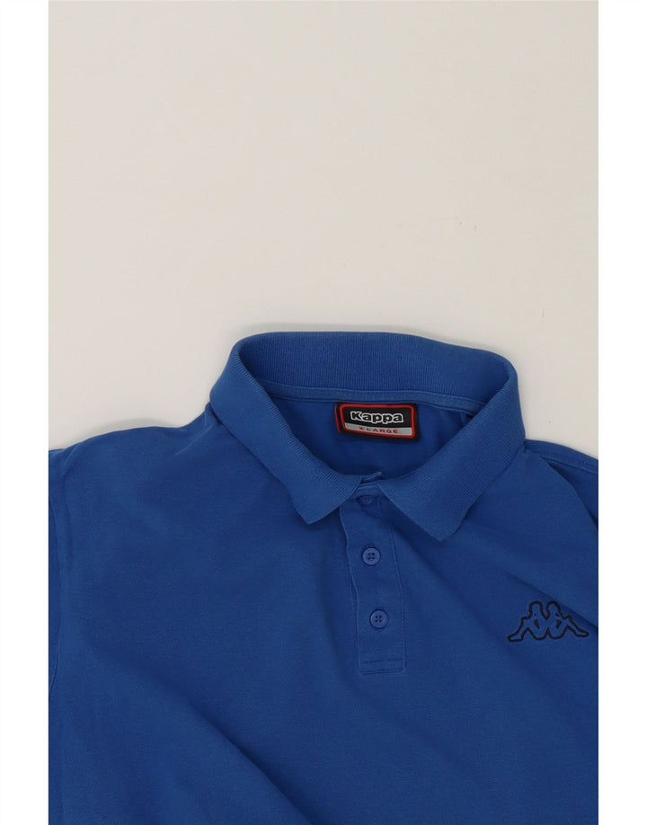KAPPA Mens Polo Shirt XL Blue Cotton Vintage Kappa and Second-Hand Kappa from Messina Hembry 