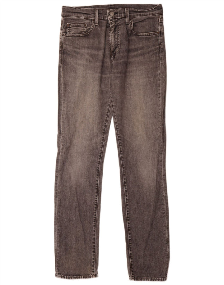 Levi's muške uske traperice W32 L34 sivi pamuk