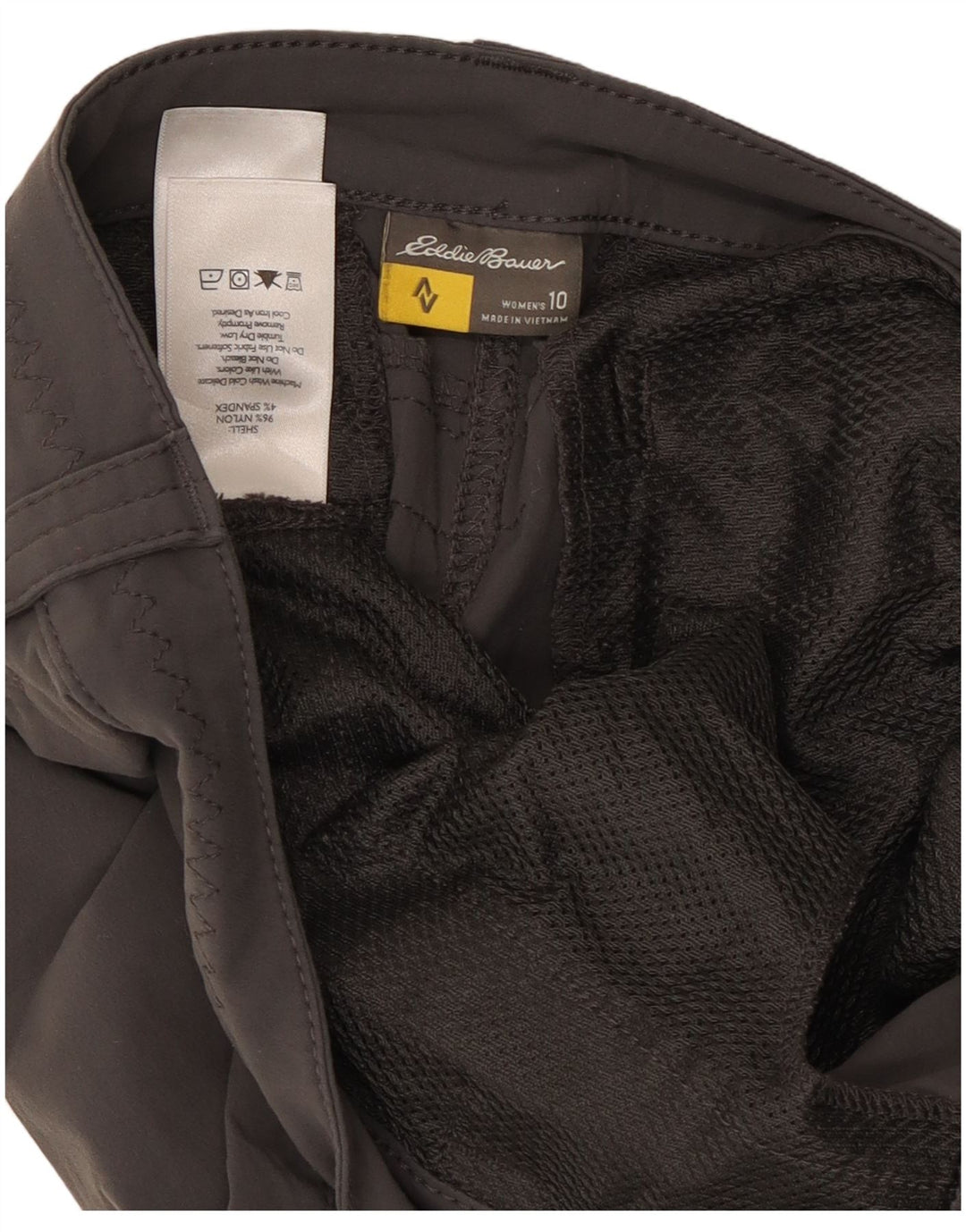 Eddie Bauer ženske planinarske kratke hlače US 10 Large W32 sivi najlon