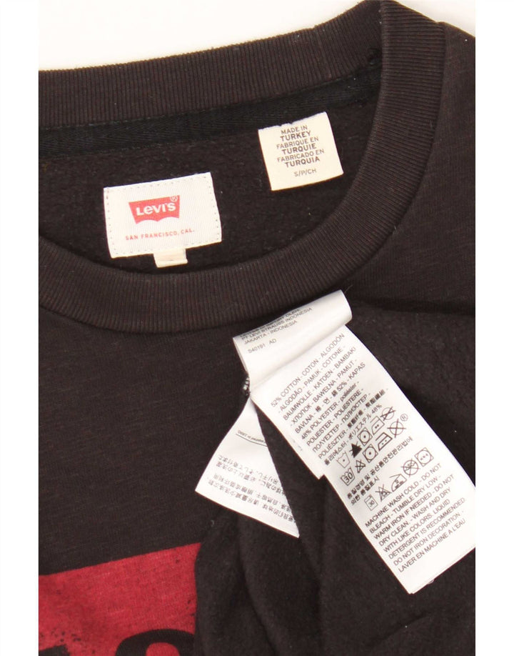 Levi's muška majica s grafičkim motivima, mali smeđi pamuk