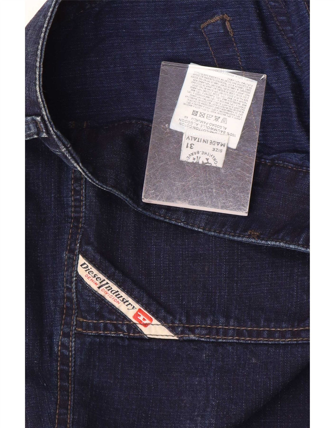 Diesel Ženske Bootcut traperice W31 L31 tamnoplavi pamuk