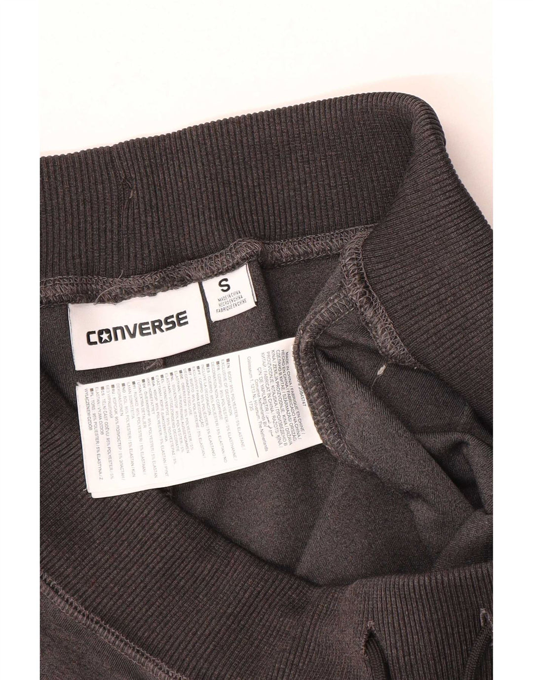 Converse Ženska trenirka Hlače Joggers UK 10 Mali sivi poliester