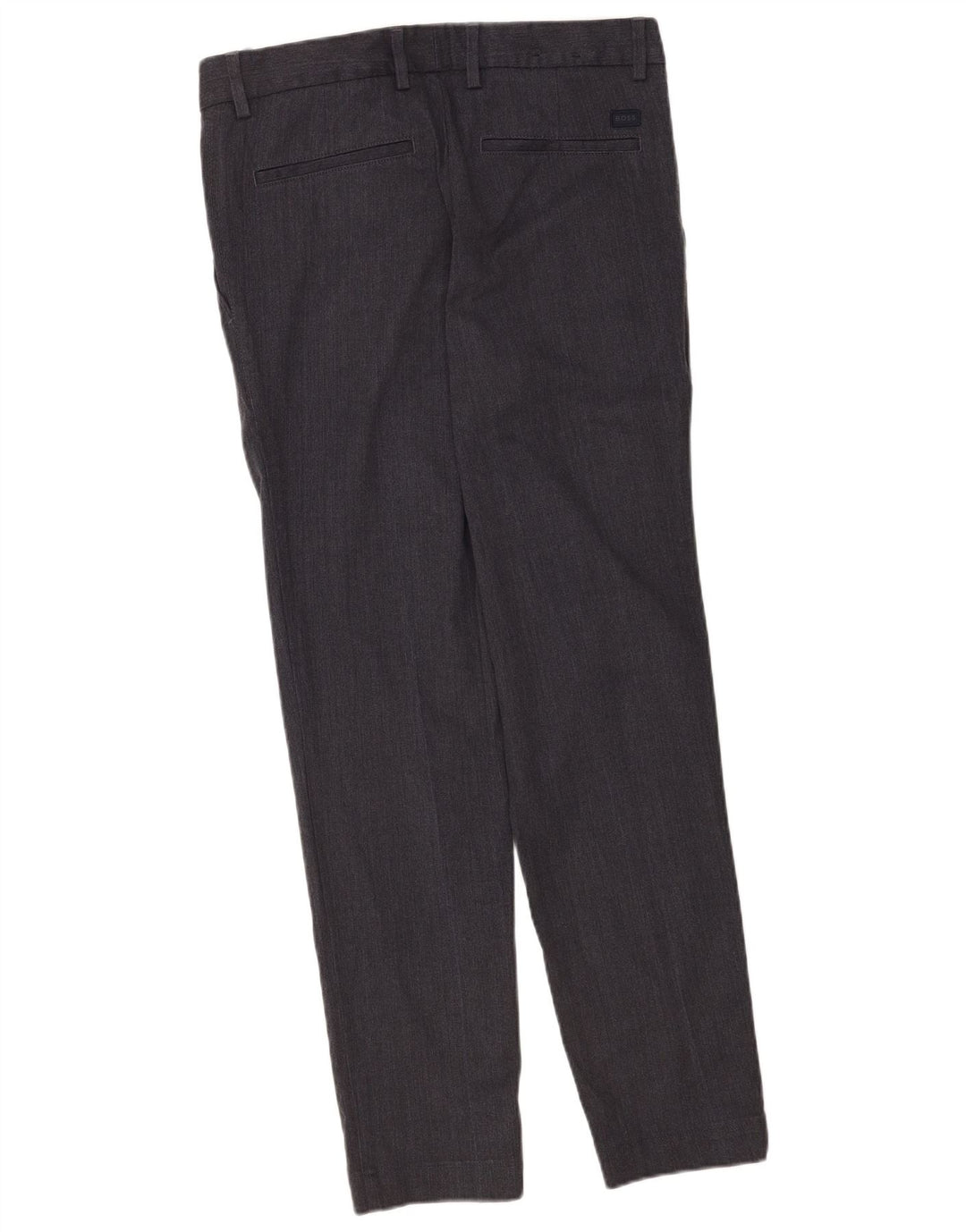 Muške Hugo Boss Kane chino hlače regularnog kroja W30 L32 sivi poliester