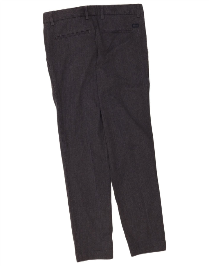 Muške Hugo Boss Kane chino hlače regularnog kroja W30 L32 sivi poliester