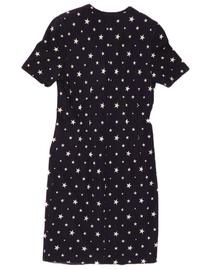 Fort & Madox ženska haljina košulja s apstraktnim uzorkom IT 44 Srednje tamnoplava