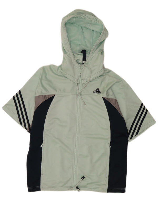 Adidas muška trenirka s kapuljačom gornja jakna UK 40/42 srednje tirkizna