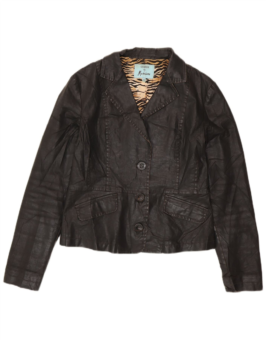 GUESS BY MARCIANO Ženska jakna sako s 3 gumba IT 46 Velika crna