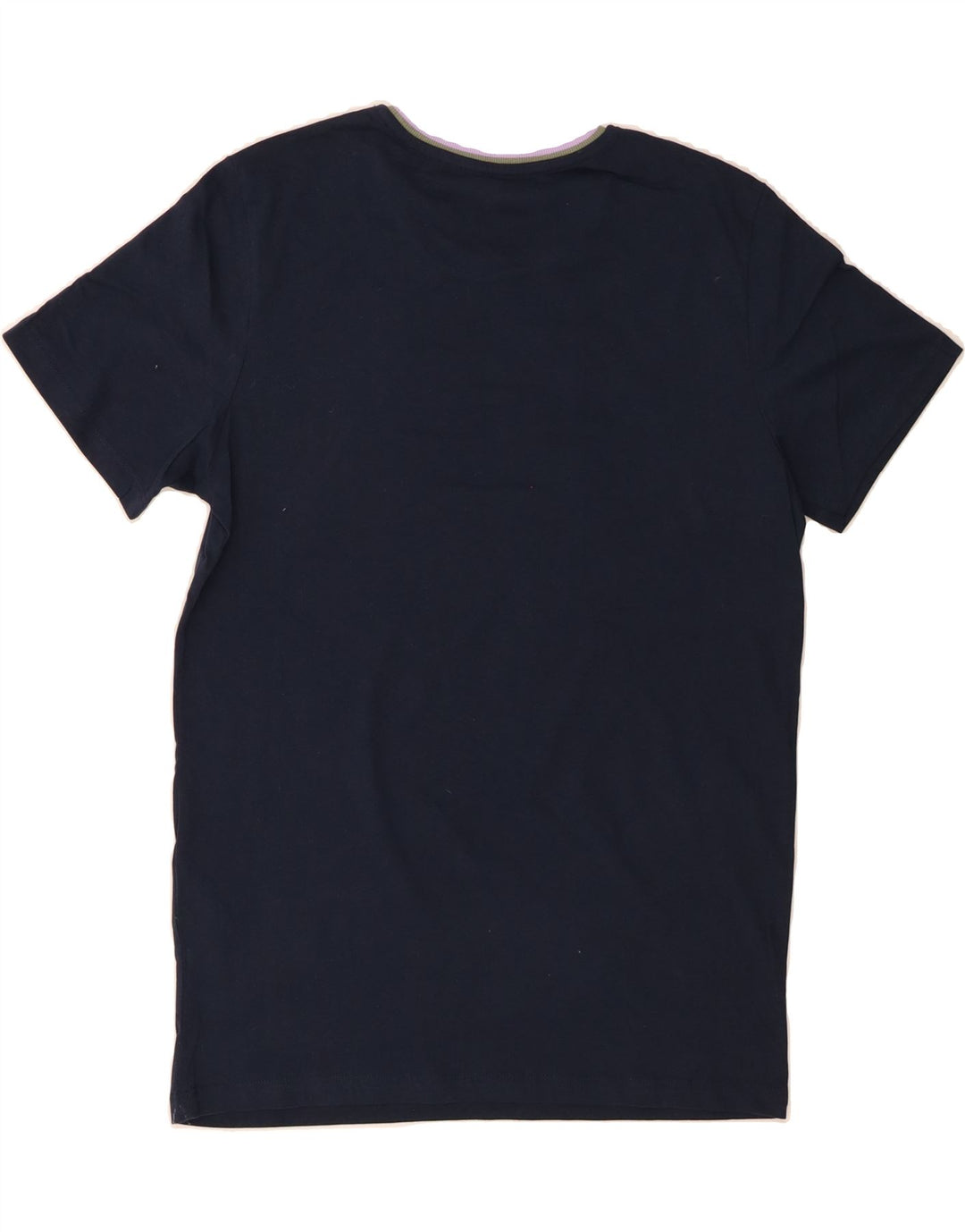 JACK & JONES Mens T-Shirt Top Medium Navy Blue Cotton Vintage Jack & Jones and Second-Hand Jack & Jones from Messina Hembry 