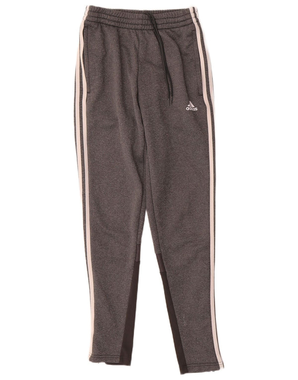 Adidas muške Aeroready hlače za trenirku XS sivi poliester u boji