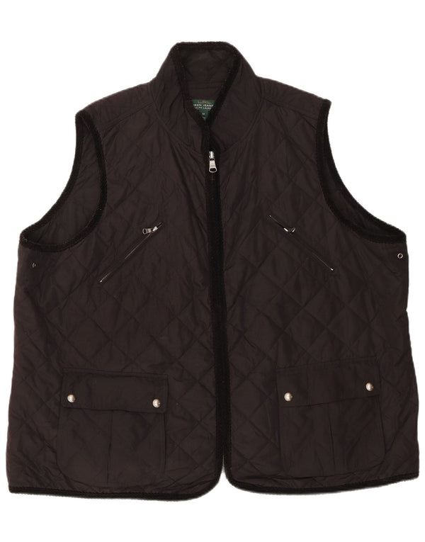 Ženska prošivena jakna Ralph Lauren UK 22 3XL crni poliester