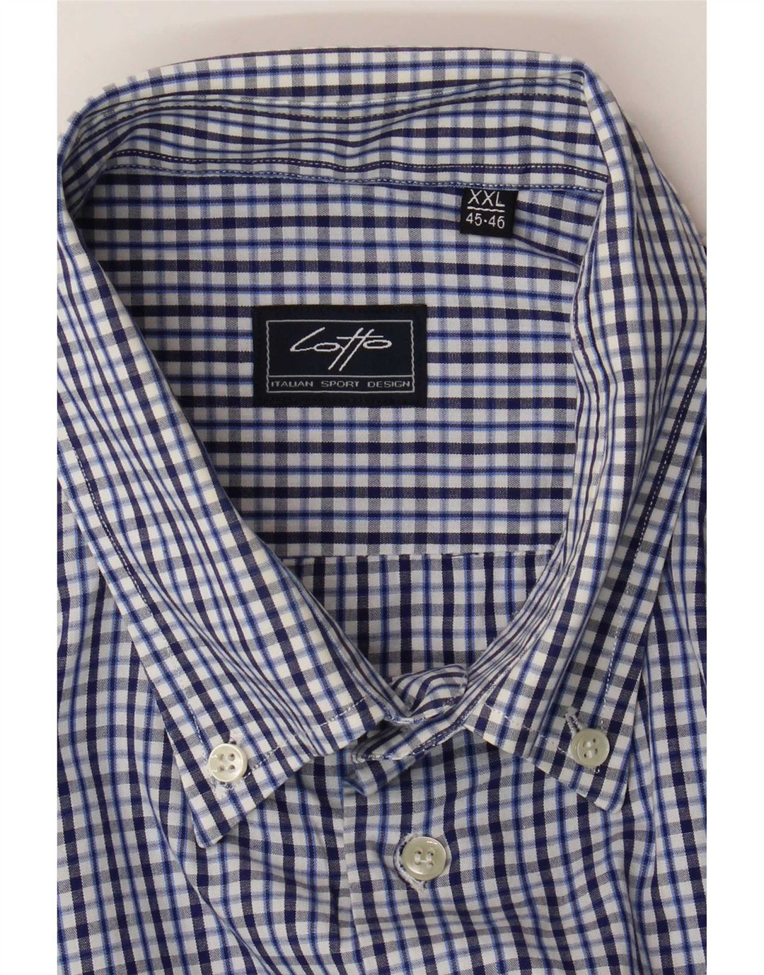 Lotto muška košulja veličina 45/46 2XL plava gingham