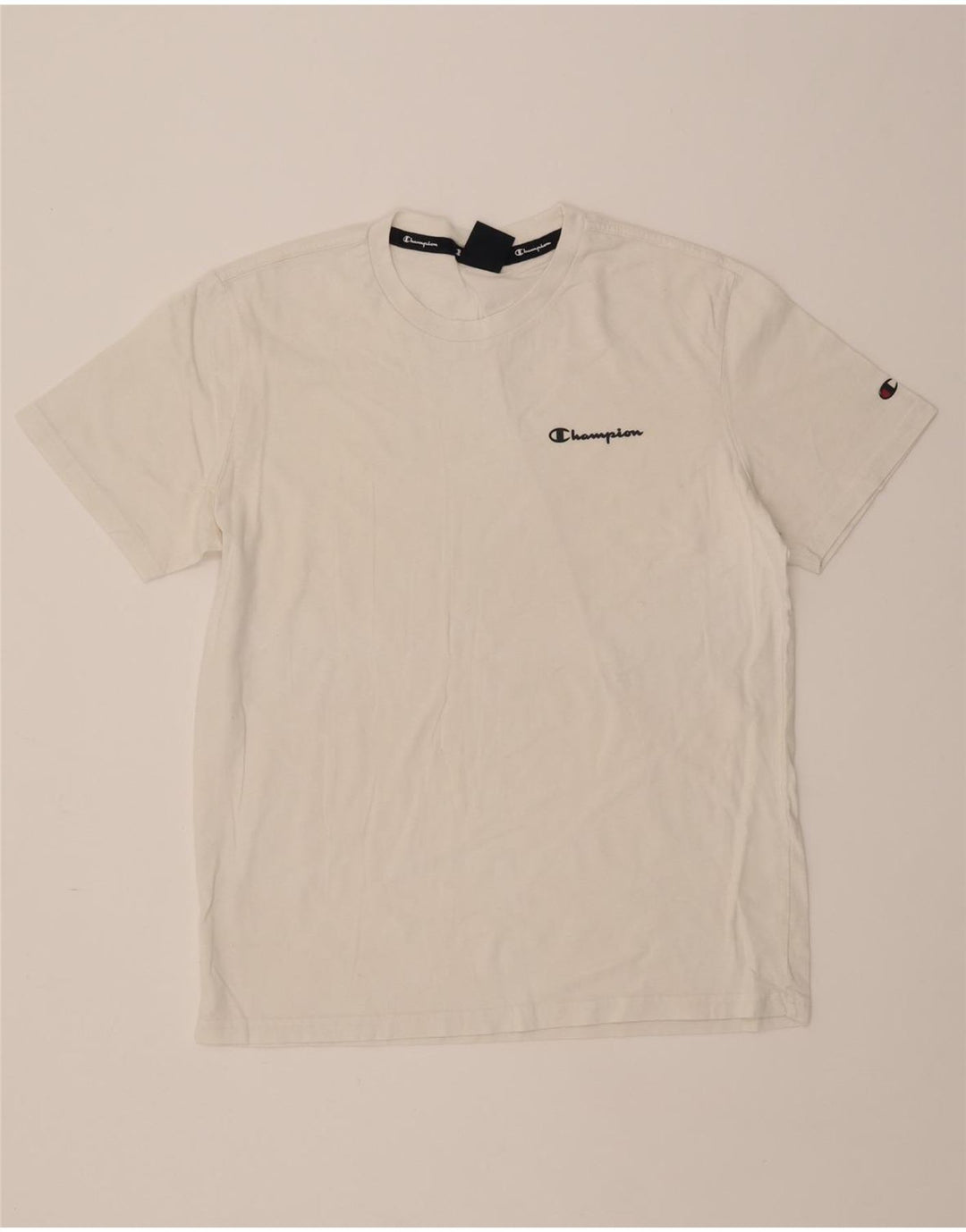 CHAMPION Mens T-Shirt Top Medium White Vintage Champion and Second-Hand Champion from Messina Hembry 