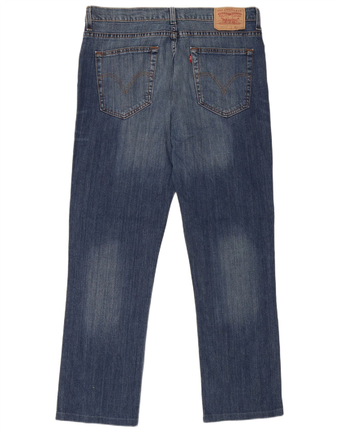 Levi's muške ravne traperice W36 L29 plavi pamuk