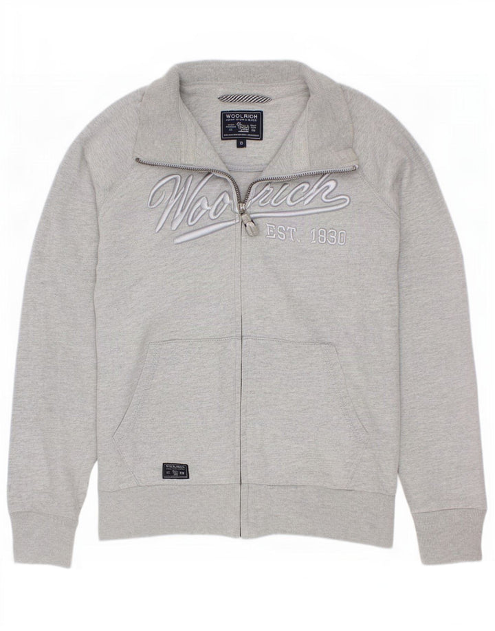 Woolrich Boys Graphic Trenirka Gornja jakna 9-10 godina sivi flekasti pamuk