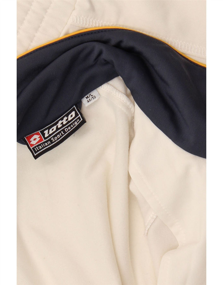 Lotto muška trenirka gornja jakna Medium Off White Sports