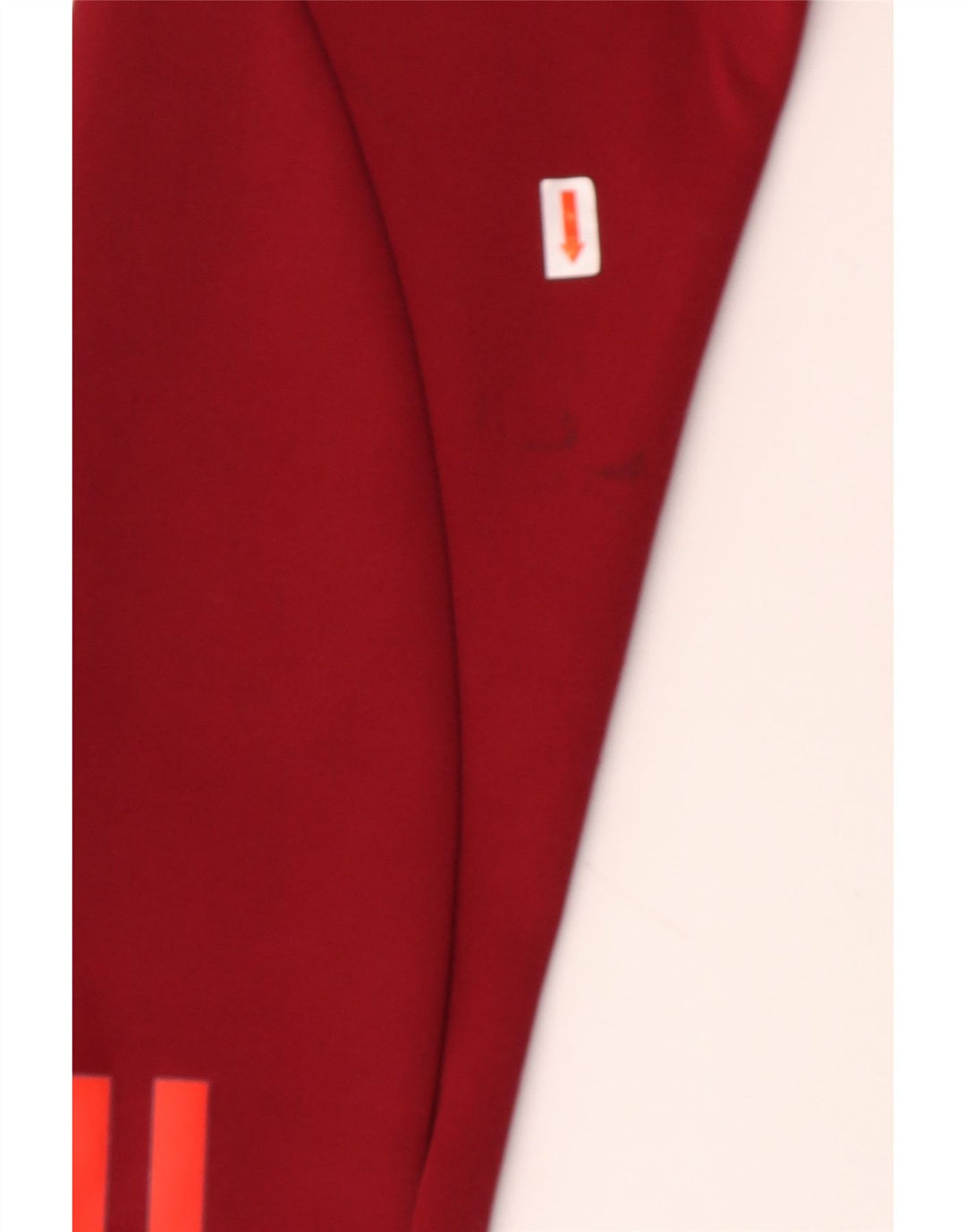 ADIDAS Boys Graphic Pullover Tracksuit Top 11-12 Years Burgundy