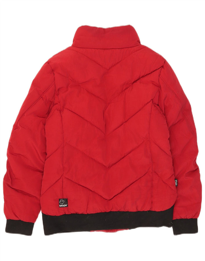 KHUJO Ženska podstavljena jakna UK 6 XS Red Colourblock poliester