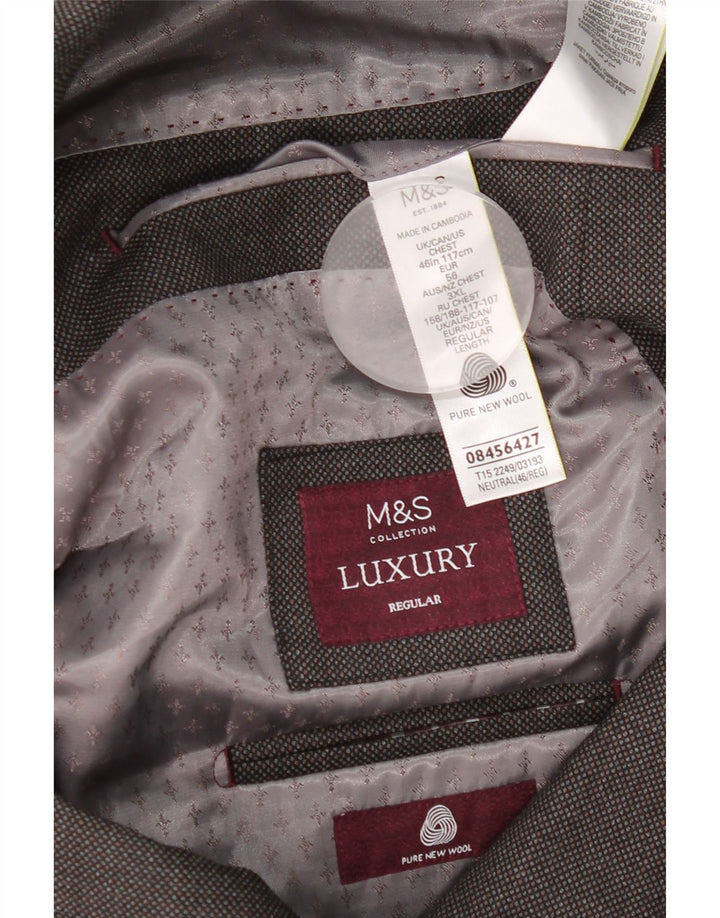 Marks & Spencer muška jakna sako s 2 gumba UK 46 XL siva