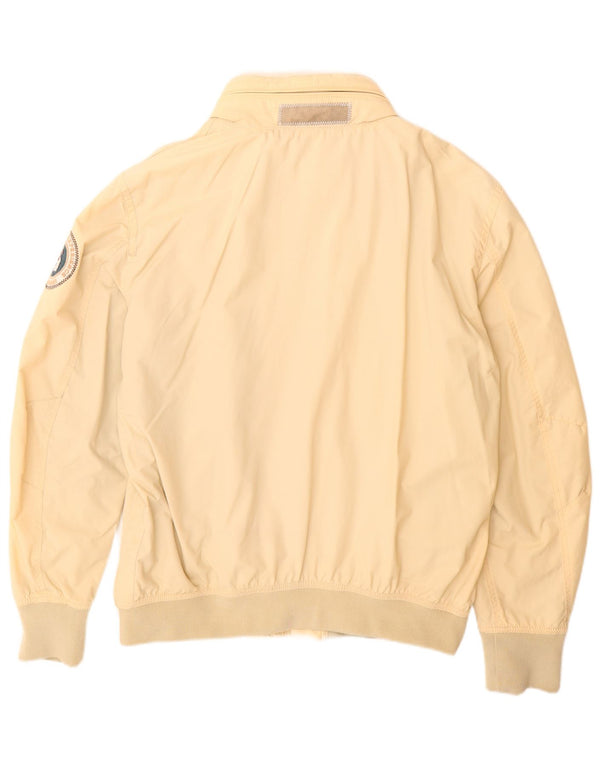 NAPAPIJRI Mens Bomber Jacket UK 44 2XL Beige