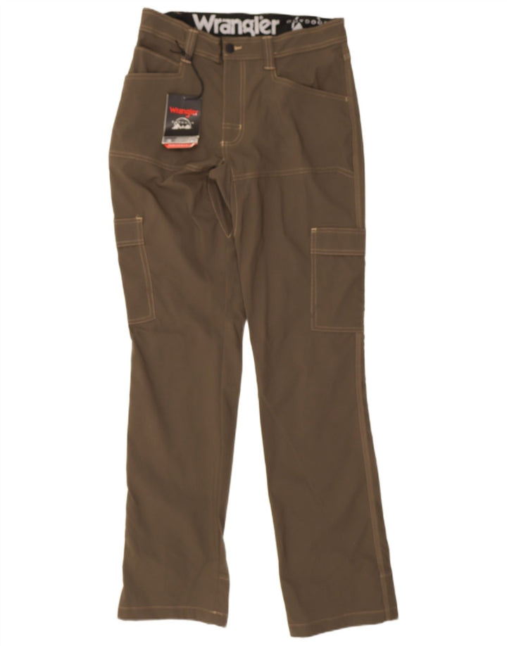 Wrangler muške ravne kargo hlače W30 L34 smeđi najlon